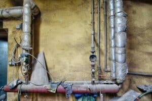 Frozen pipes in home
